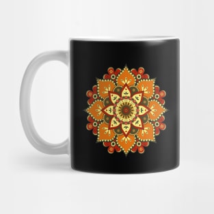 Orange Mandala Mug